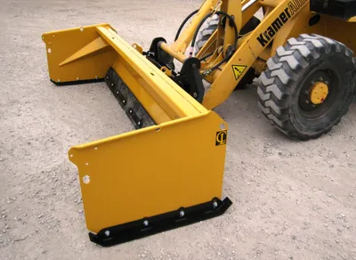 EZ Snow Pusher on a Kramer wheel loader