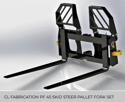 CL Fabrication PF45 skid steer pallet fork set