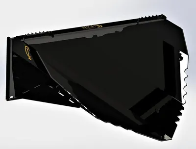 CL Fabrication tree transplanter scoop with spade-shaped blade
