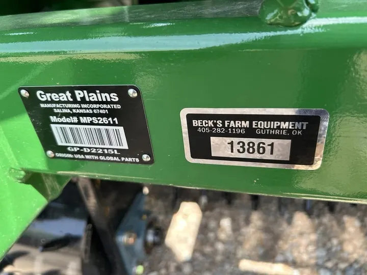 New 2026 Great Plains MPS2611, photo 3 of 3