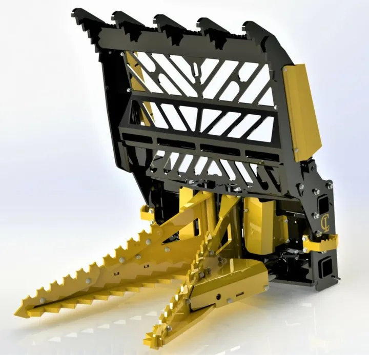EZ Puller Grapple/Guard Combo with serrated jaws, studio render