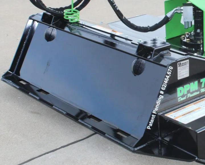DPM 72 Brush Buster deck, side view