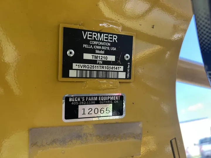 Used 2024 Vermeer TM1210, photo 6 of 6